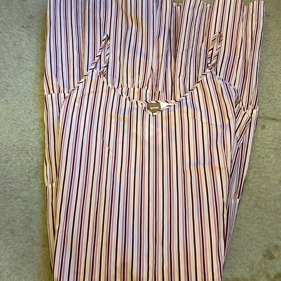 BOSS Detacara Tiered Striped Midi Sundress Spaghetti Straps Size 10 - NWT - Picture 5 of 8